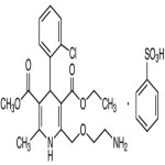 Amlodipine Besilate or Amlodipine Besylate Structure